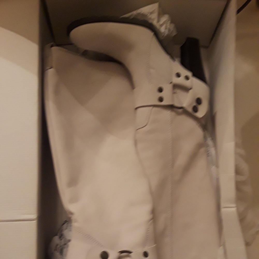 White Suede Boots